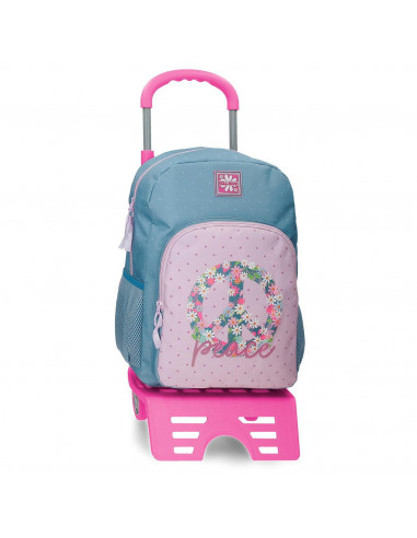 MOCHILA ADAP.40CM C/CARRO ROLL ROAD PEACE